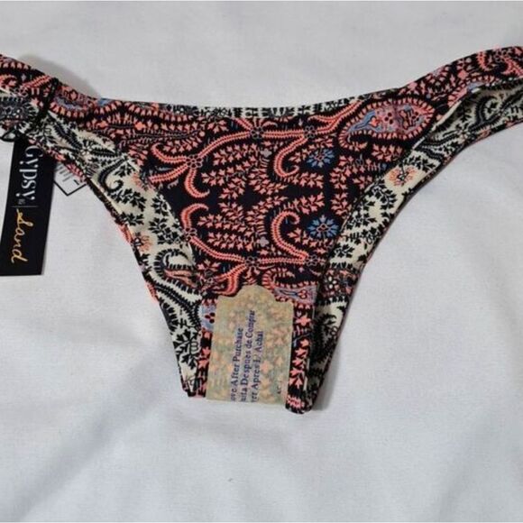 Gypsy 05 Sand Neopolitan Reversible Bikini Bottoms Paisley - Picture 5 of 5
